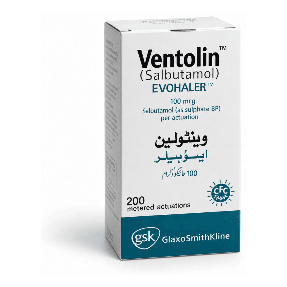 Ventolin Inhaler 100mcg/dose